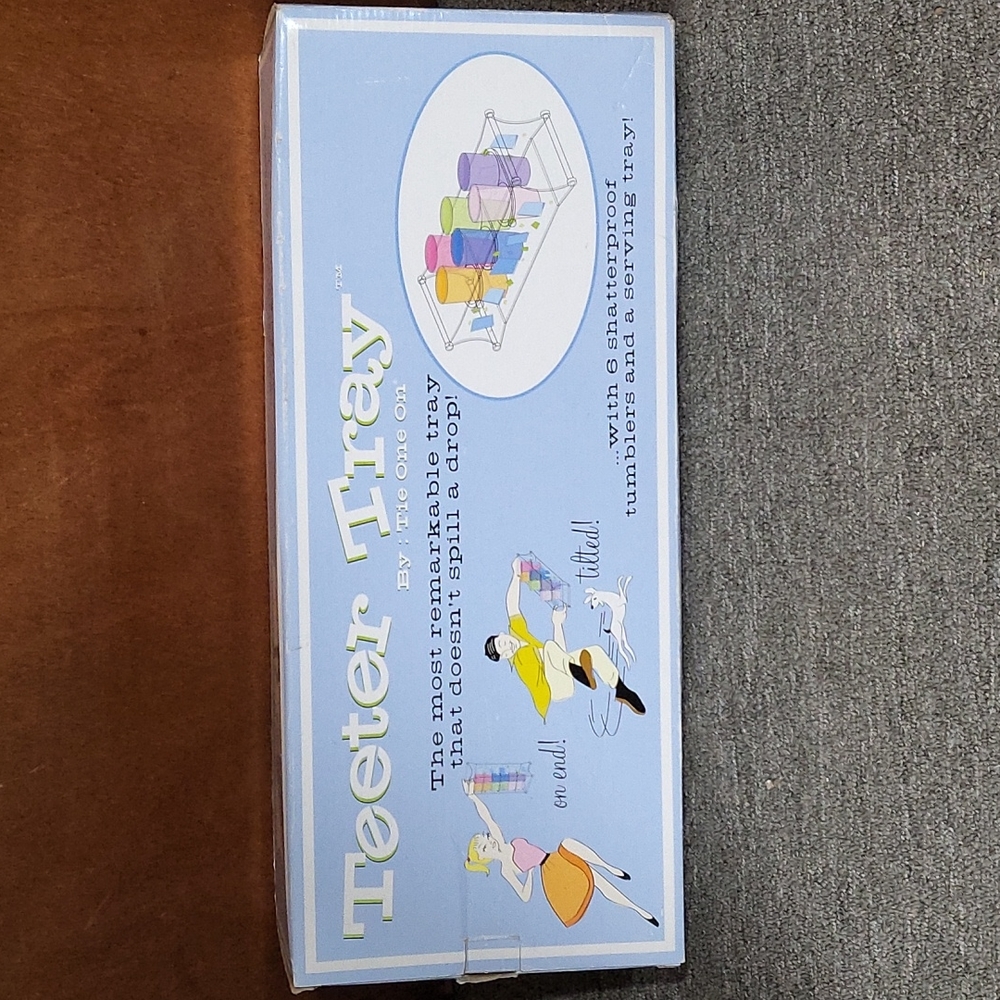 TEETER TRAY by: Tie One On